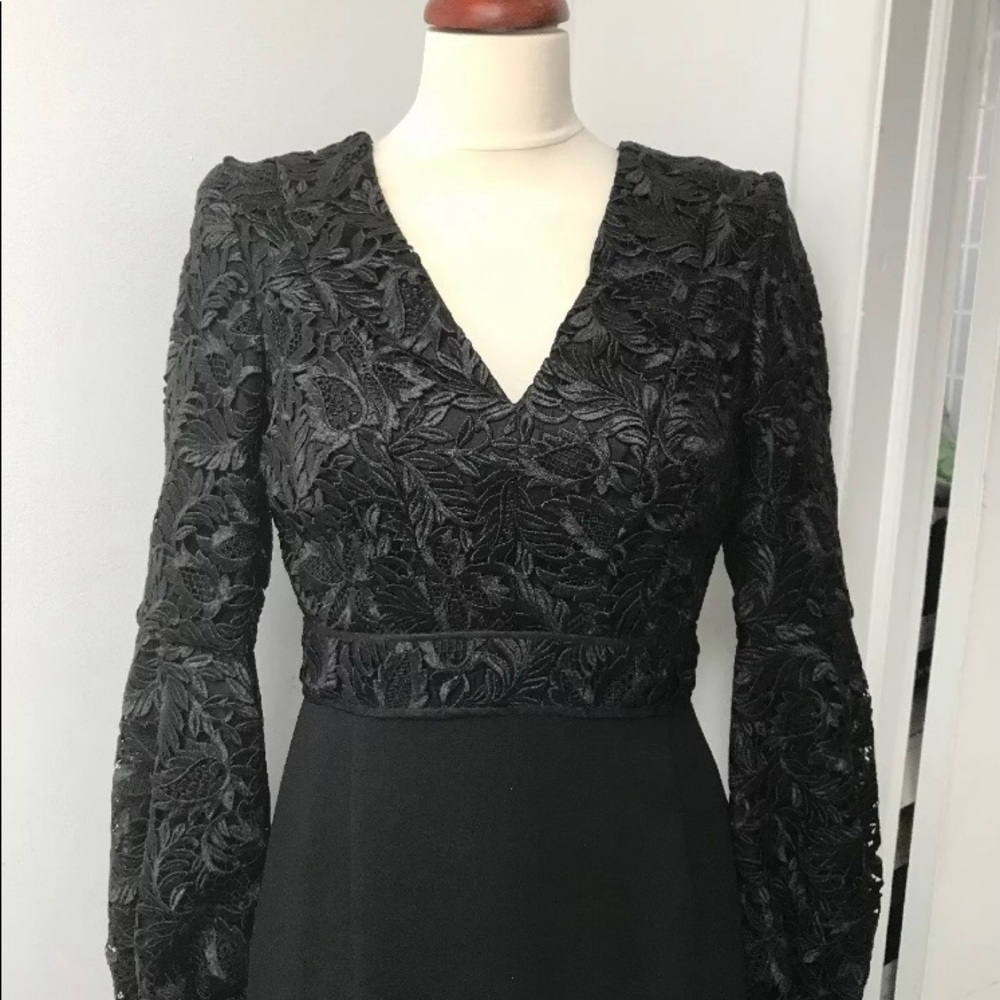 J. Mendel Lace Gown Dress Black NEW sz 6 $5990